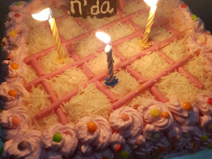 Bagaimana Menyiapkan Kue ulang tahun pemula simple sederhana mudah yang Enak Banget