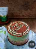 Red Bean Matcha Mousse Cake