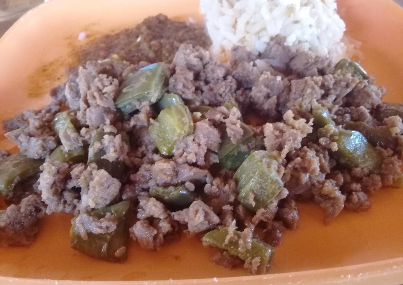 Carne de res con nopales(sencillo)🙈🍲