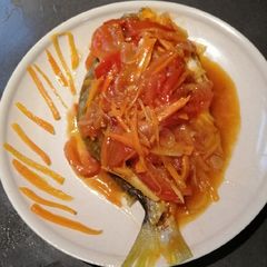 A picture of Sweet and Sour Pompano.