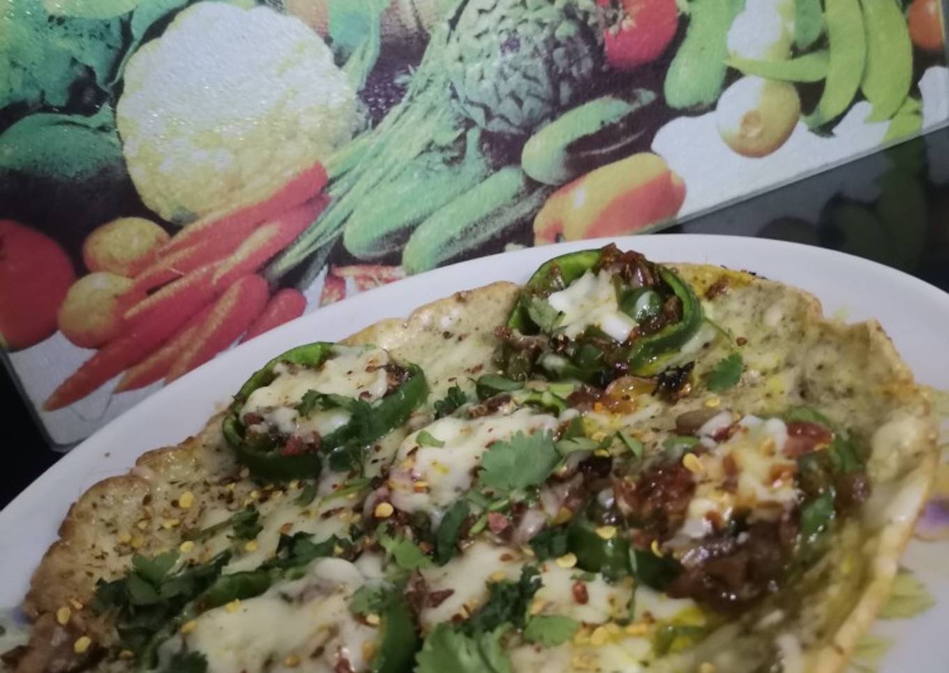 Vegetable cheese omelette ðŸ³