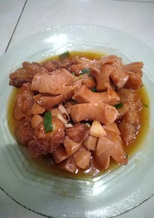 Foto resep Ayam dan sosis asam manis