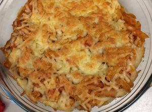 Foto principal de Macarrones gratinados (con sofrito, atún y el toque especial)