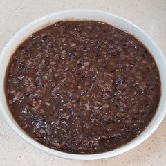 A picture of Black sticky rice.