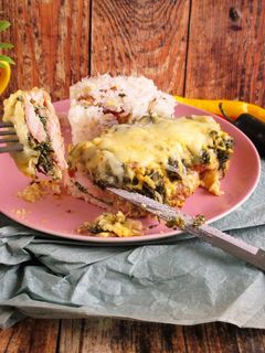 Hasselback csirkemell recept fotója