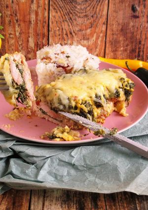 Hasselback csirkemell recept fotója