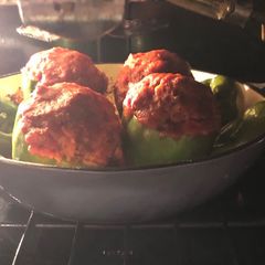 A picture of Stuffed Green Peppers.
