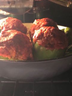 A picture of Stuffed Green Peppers.