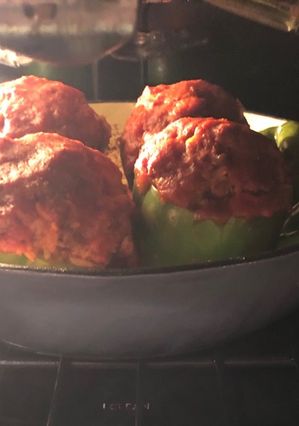 A picture of Stuffed Green Peppers.