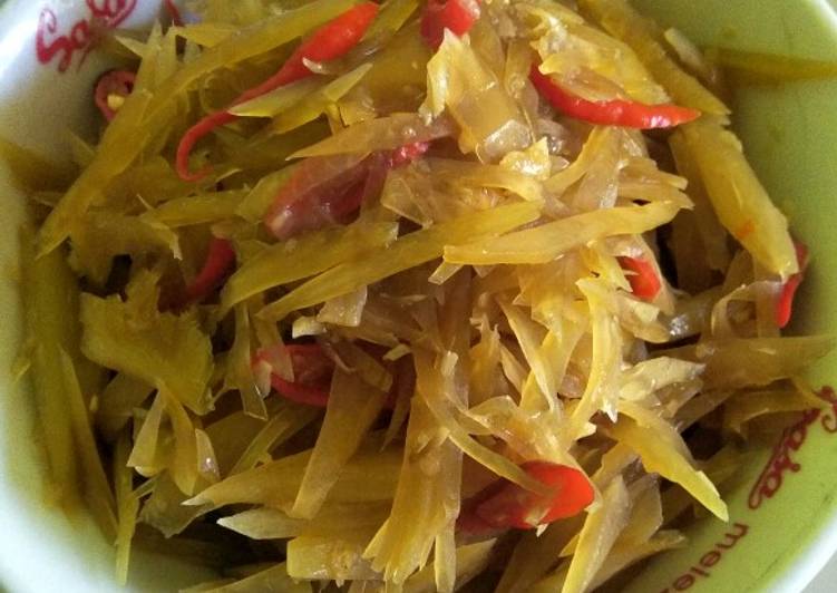 Resep Oseng oseng kates / tongseng kates (pepaya muda) no micin no msg Anti Gagal