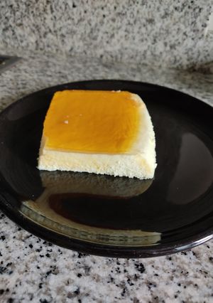 Una foto de Tarta fría de piña