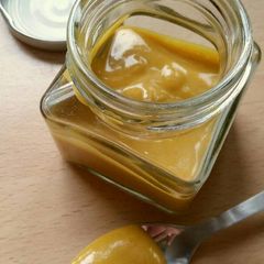 A picture of Vickys Homemade Yellow Mustard.