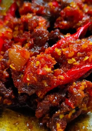 Foto resep Dendeng batokok (balado)