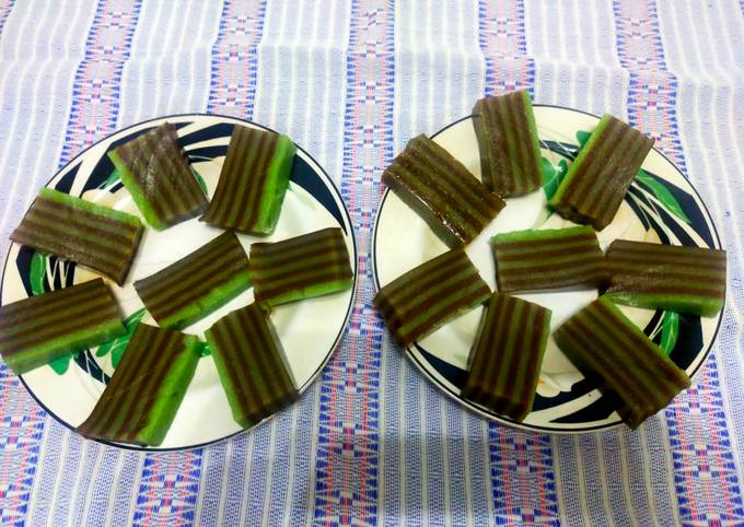 Resep Lapis Coklat Pandan Oleh Ibeth Purba Cookpad