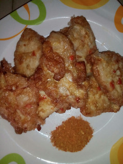 A picture of Yam and egg.
