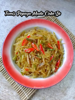 Foto resep Tumis Pepaya Muda Cabe Ijo
