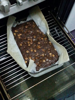 Una foto de Brownie de chocolate