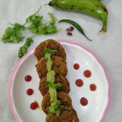 A picture of Rajma Tikkis.