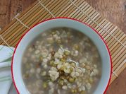 Gambar bubur barley kacang ijo