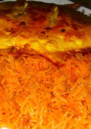 صورة لوصفة سمك زبيدي مع الرز الإحمر