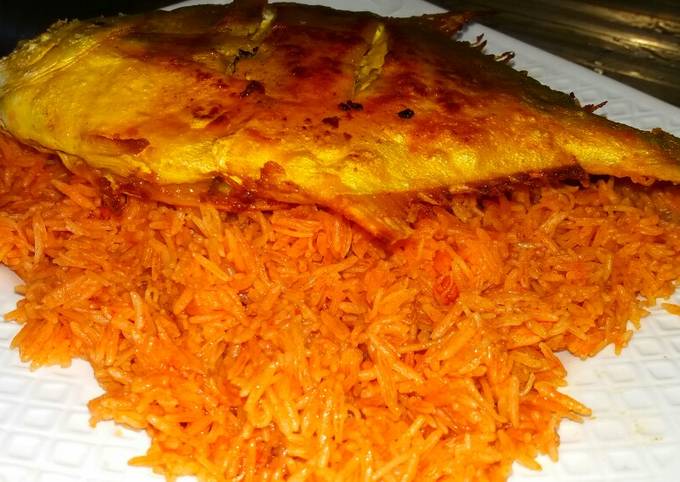 الصورة الرئيسية لوصفة سمك زبيدي مع الرز الإحمر
