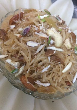 A picture of Sweet vermicelli(Mithi seviyan).