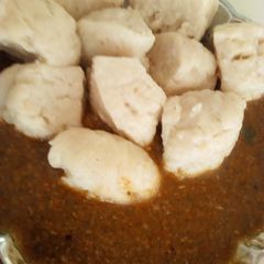A picture of Tuwon flour me turare da miyan wake.