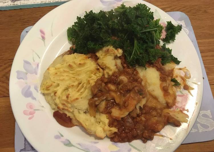 Steps to Make Homemade Meat free Monday cottage pie