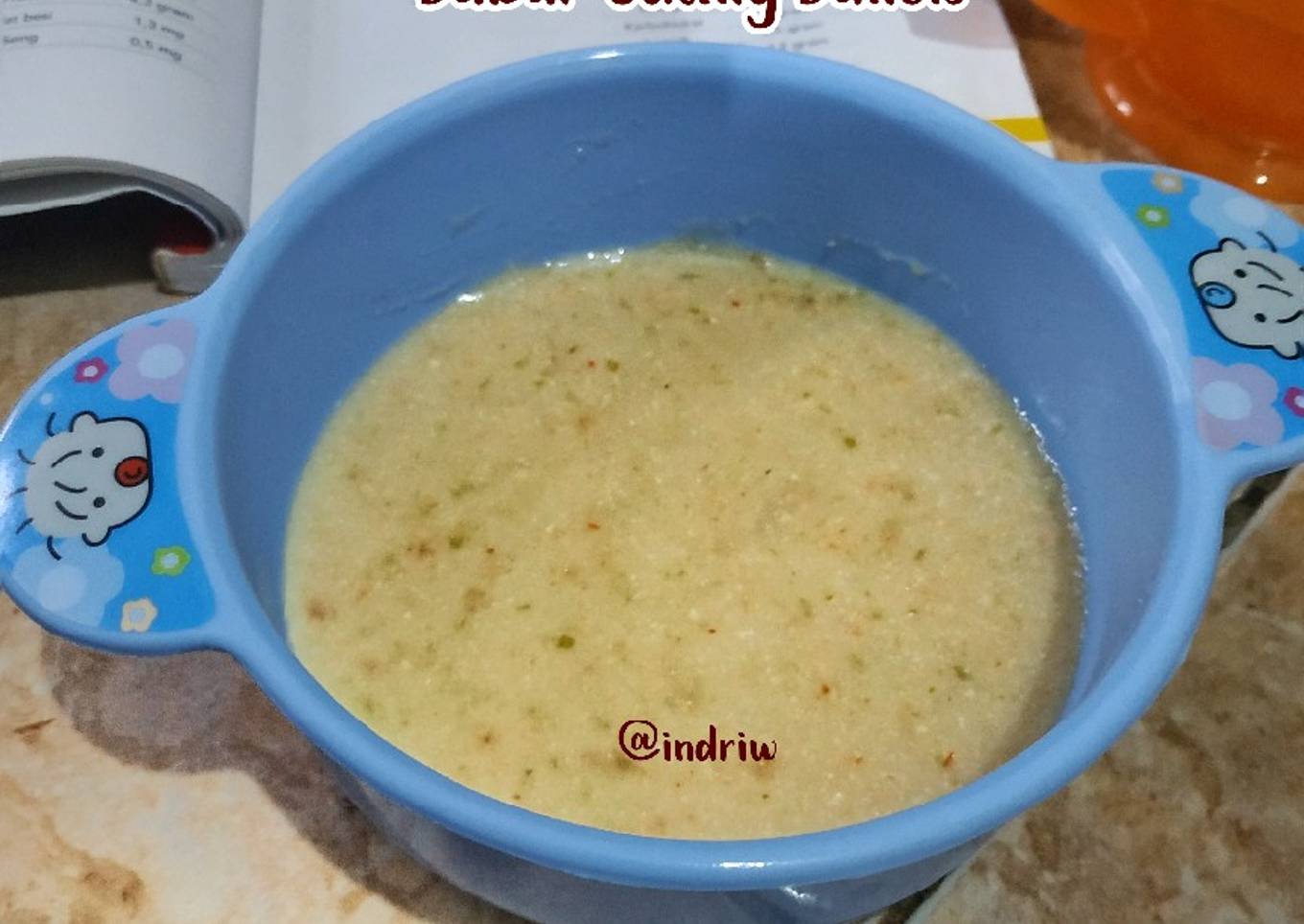 Bubur Udang Buncis (Mpasi 6 Bulan +)