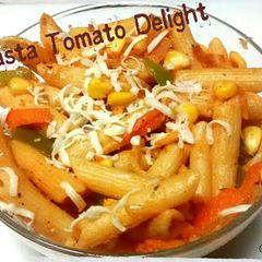 A picture of Penne Pasta Tomato Delight.