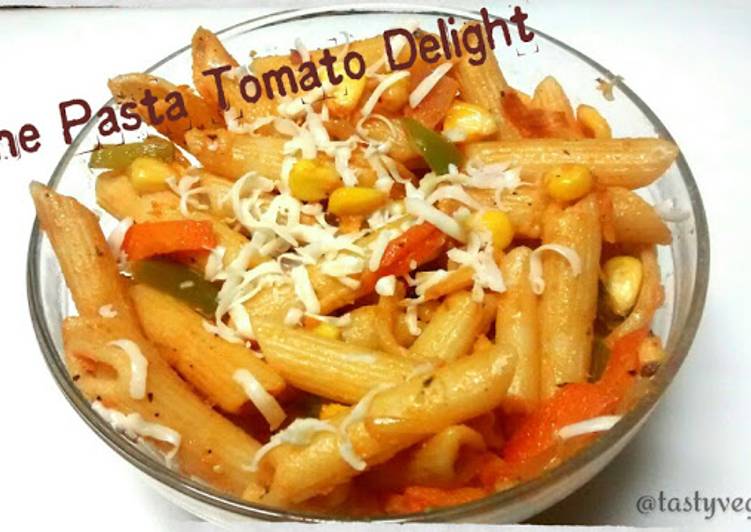 Recipe of Perfect Penne Pasta Tomato Delight