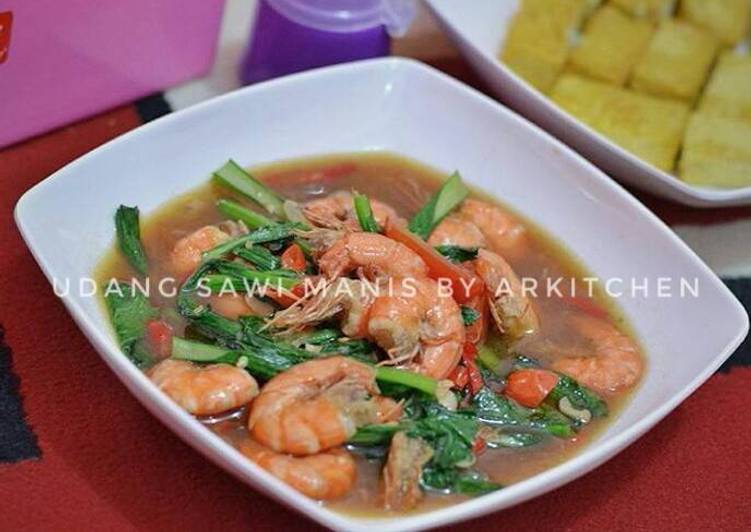 Resep 21. Udang Sawi Manis ala ArKitchen Anti Gagal