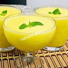 A picture of Muskmelon Custard Drink.