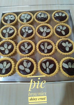 Foto resep Pie brownies (shiny crust)