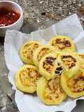 🥔🧀 Llapingachos 🧀 Tortillitas de papa rellenas de queso, a la sartén 🧀🥔