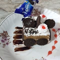 Oreo biscuits cake A picture of Oreo biscuits cake.