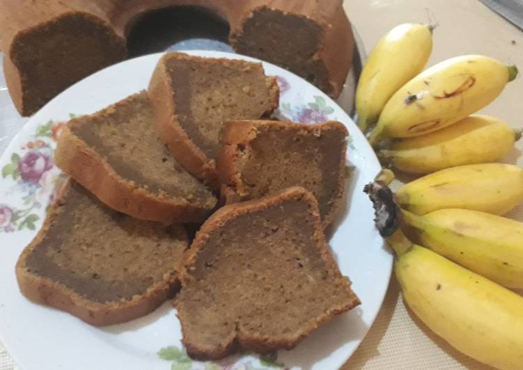 Resep Bolu pisang palm sugar aroma kayumanis Anti Gagal