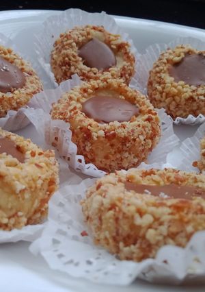 صورة لوصفة حلوى جافة بالكاوكاو وشوكولاطة 🍫 Gâteau cacahuètes 🥜
