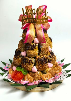 Foto resep Bolen Ubi Ungu Tower (1214)