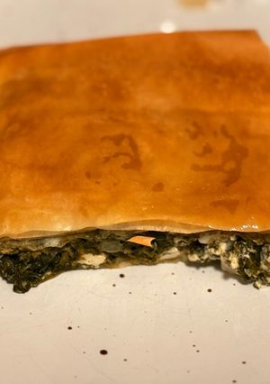 🇬🇷 Görög spenótos-fetás rétes – Spanakopita recept fotója