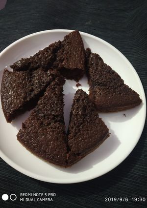 A picture of Dark chocolate brownie.