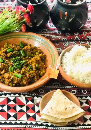 A picture of Keema muttar.