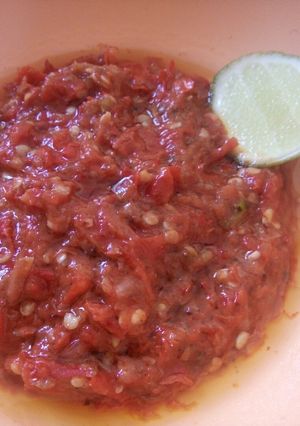 Foto resep 29. Sambal terasi