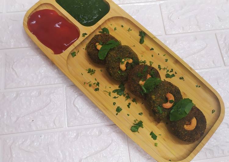 Recipe of Restaurant style Hara Bhara Kabab