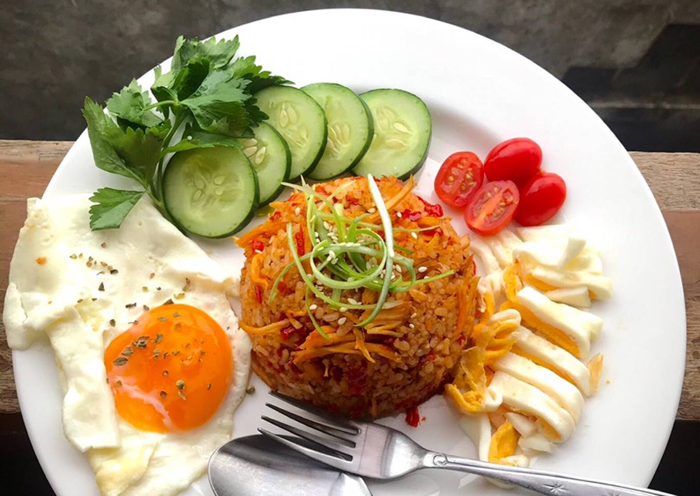 Nasi goreng balado padang������