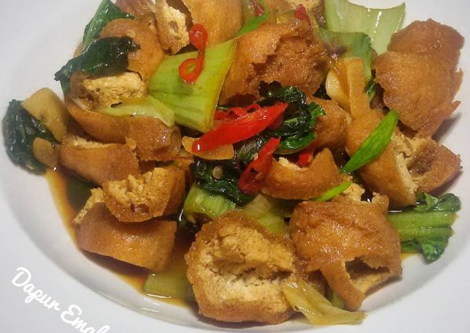 Resep Tumis Tahu Pong Pakcoy oleh Dapur Emak - Cookpad