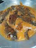 Ikan mujair pecak santan