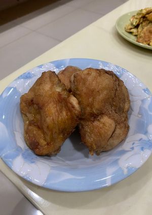氣炸椒鹽雞腿排 的食譜成品照片
