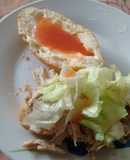 Emparedado de falda de cerdo. ॐ