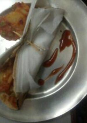 A picture of Kathi roll.